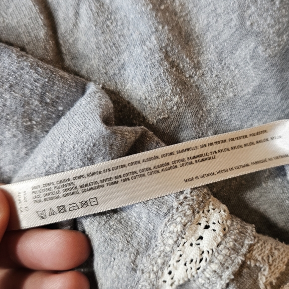 Anthropologie Eloise Textured Floral Open Front Knit Sweater Cardigan or Robe - Picture 10 of 11